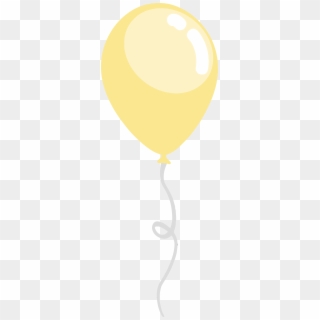 Pastel Yellow Balloons Png - Yellow Balloon Png Transparent Clipart