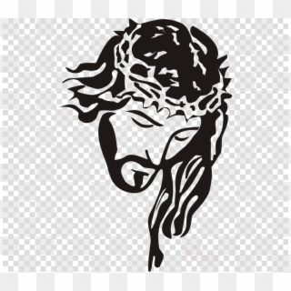 Stencil Jesus Clipart Stencil Christianity Holy Face - Jesus Christ Face Png Transparent Png