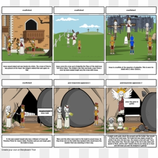 Jesus Life Part - 2d Animation Storyboard Clipart