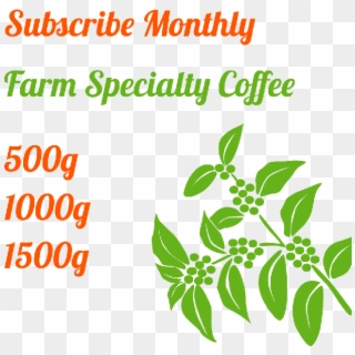 Subscribe Monthly Farm Specialty Coffee Clipart