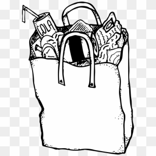 Trash Bag Drawing At Getdrawings - Tote Bag Clipart