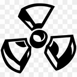 Vector Illustration Of Nuclear Fallout Radioactive Clipart