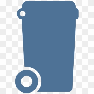 Trash Cart - Circle Clipart