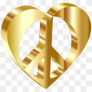This Free Icons Png Design Of 3d Peace Heart Mark Ii Clipart