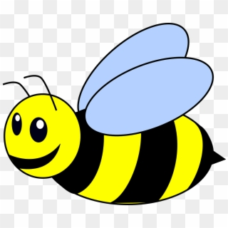 Honey Clipart Honey Bee - Bee Cartoon Black And White - Png Download