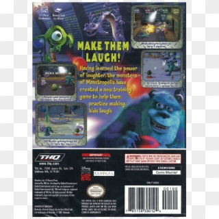 Monsters Inc Back - Monsters Inc The Game Clipart