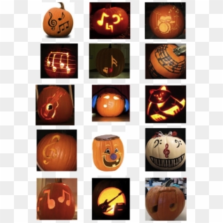 Musical-pumpkins Halloween 2015, Halloween Pumpkins, - Pumpkin Carving Music Notes Clipart