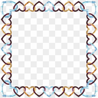 Square Heart Frame Png Clipart
