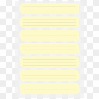 Click Here To Download 7 Plain Wide Yellow A4 Book - Plastic Clipart