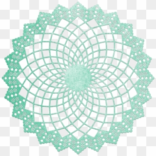 Large Sunflower Doily Clipart