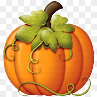 This Is Clipart But Is A Good Pic For A Fancy Pumpkin - Fall Pumpkin Clipart - Png Download