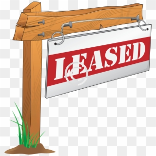 Leased Sign Post Clipart