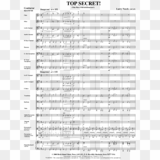 Thumbnail Top Secret - Top Secret Trumpet Sheet Music Clipart