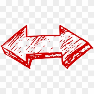 Double Red Arrow Transparent Png Stickpng Ⓒ - Hand Drawn Red Arrow Icon Clipart