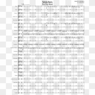 Stitches For Pep Band Sheet Music For Flute, Clarinet, - Humperdinck Hänsel Und Gretel Suite Score Clipart