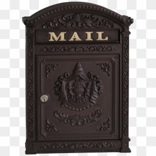Ecco Victorian Locking Mailbox E Residential Wall - Antique Clipart