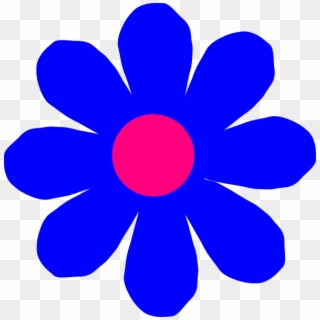 Blue Flower Png Clipart