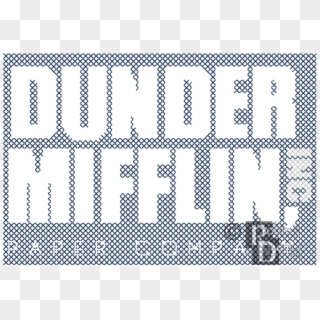 Dunder Mifflin Logo Cross Stitch Pattern For Shirt - Dunder Mifflin Clipart