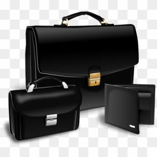 Briefcase, Purse, Suitcase, Portfolio, Attache Case - Suitcase Purse Clipart