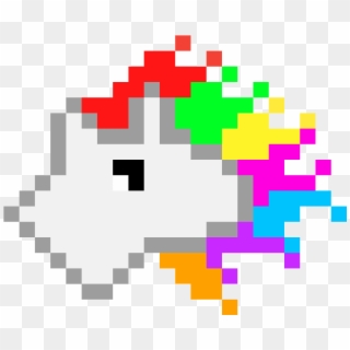 Unicorn - Mario Kart Banana Pixel Clipart