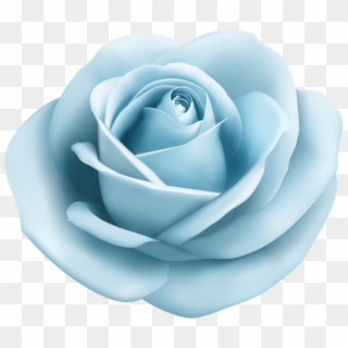 Rose Soft Blue Transparent Png Clip Art Image - Easy Pixel Gun 3d Girl Skins Cute