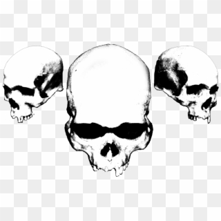 Skulls Png - Black And White Skulls Clipart