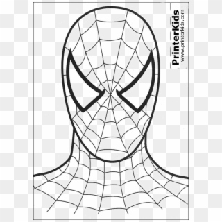 Printable Spiderman Mask Spiderman Coloring Page Ba - Spiderman Easy Coloring Pages Clipart
