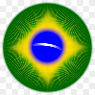 This Free Icons Png Design Of Rounded Brazil Flag Clipart