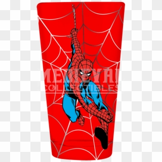 Marvel Spider-man Red Pint Glass - Spider-man Clipart