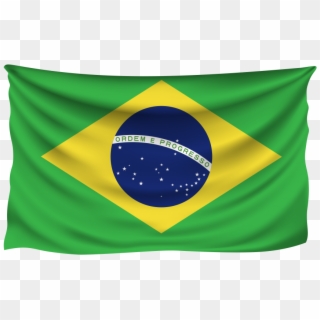 Free Png Download Brazil Wrinkled Flag Clipart Png - Flag Of Brazil Transparent Png