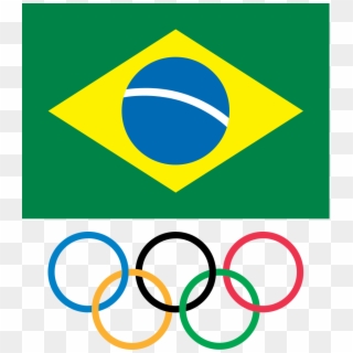 Brazilian Olympic Committee Logosvg Wikimedia Commons - Olympic Refugee Team Flag Clipart