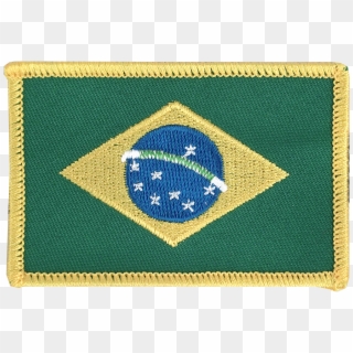 Flag Patch Brazil - Brazil Flag Embroidery Clipart