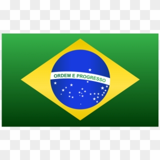Flag Brazil Green - Bandeira Do Brasil Com Fundo Transparente Clipart  (#935086) - PikPng