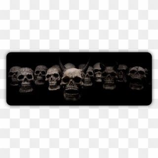 Evil Skulls Bumper Sticker - Scary Halloween Twitter Headers Clipart