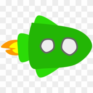 This Free Icons Png Design Of Green Spaceship Clipart