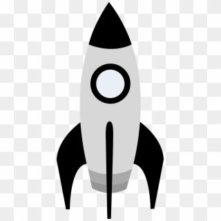 Images For Cartoon Spaceship Png - Black Rocket Clipart Transparent Png