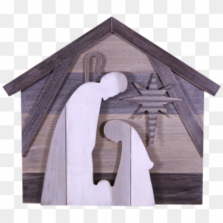 Holy Family Wall Plaque - Plywood Clipart
