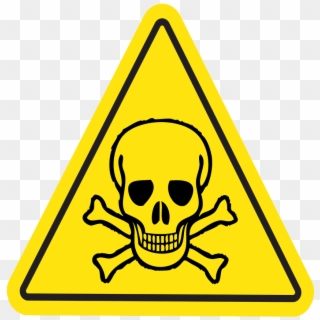 Skull And Crossbones Caution Health And Safety Sign - Skull And Crossbones Clipart
