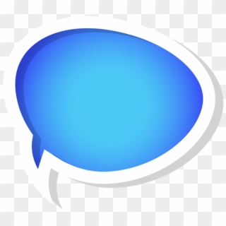 Bubble Speech Blue Png Clip Art Image - Blue Speech Bubble Png Transparent Png