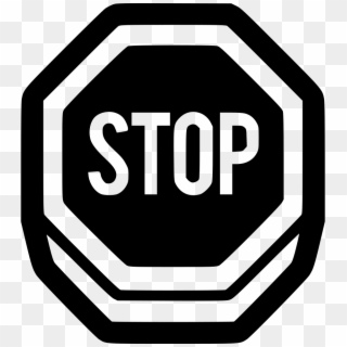 Stop Sign Road Traffic Caution Alert Comments - School Bus Stop Sign Clipart
