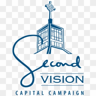Second Vision Logo Blue - Illustration Clipart