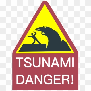 This Free Icons Png Design Of Tsunami Danger Sign Clipart