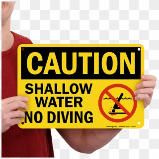 Pool Caution Sign - Sign Clipart