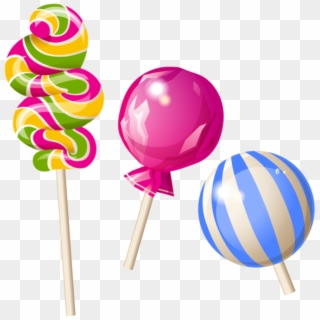 Vector Royalty Free Stock Lollipop Clipart Pink - Candy Land Candy Png Transparent Png