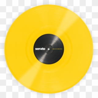 Serato Control Vinyl Yellow - Circle Clipart