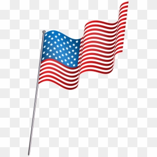 Transparent American Flag Clipart - Png Download