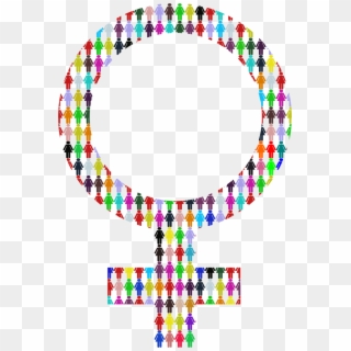 Female Symbol Multicolor Clipart - Icons For Gender And Development - Png Download