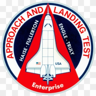 Nasa Space Shuttle Program Images Approach Landing - Enterprise Space Shuttle Patch Clipart