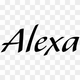 Alexa In Cool Fonts Clipart
