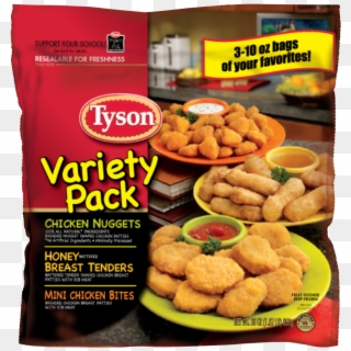 The Variety Pack Contains One 10-ounce Bag Each Of - Chicken Nugget Clipart